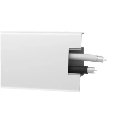 Плинтус Arbiton Mack 040 Белый матовый 20х60 мм (пог. м)