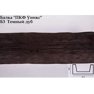 Балка Уникс Классика Б3 Темный дуб - миниатюра 2
