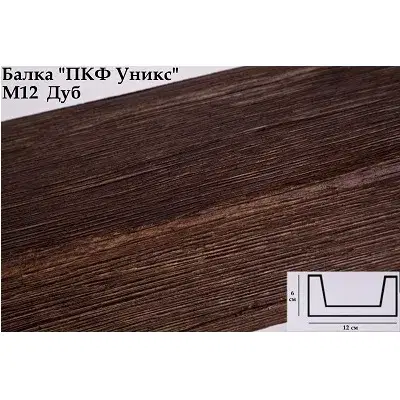 Балка Уникс Модерн М12 Дуб - миниатюра 3