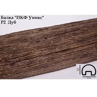 Балка Уникс Ретро Р2 Дуб - миниатюра 3