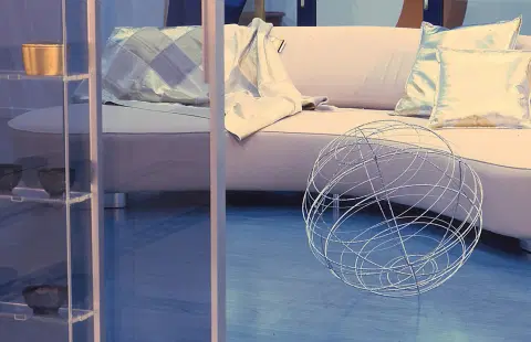 Штучный паркет Ali Parquets Premass Color Дуб Blu petrolio
