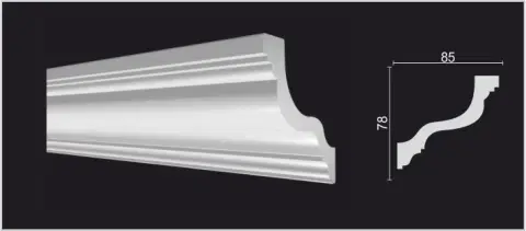 Карниз Decor Dizayn DD30 74x82х2000 мм (пог. м) - миниатюра 4
