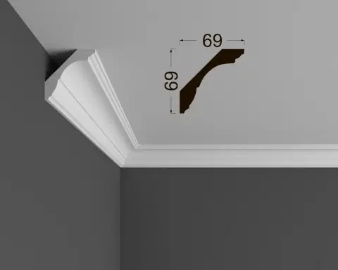 Карниз Deartio K1.97.20 69х69х2070 мм (пог. м) - миниатюра 2