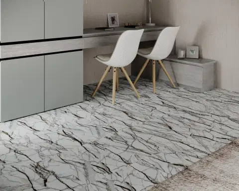 Кварцвиниловая плитка ПВХ Art East Art Tile HitS ATS 765 Мрамор Червеолле - миниатюра 5