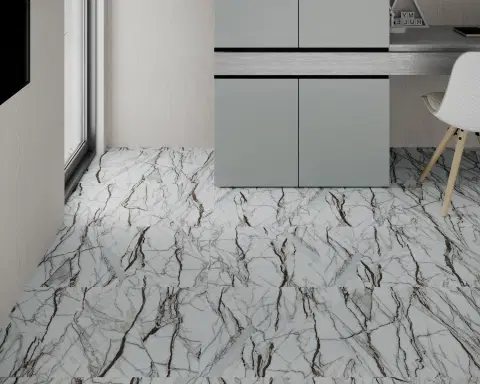 Кварцвиниловая плитка ПВХ Art East Art Tile HitS ATS 765 Мрамор Червеолле - миниатюра 7
