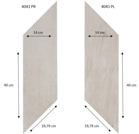 Кварцвиниловая плитка ПВХ Forbo Professional 2,2 mm 4043 Ромб White Fine Oak
