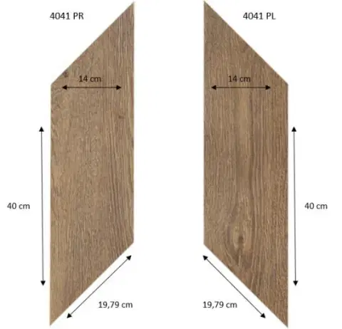 Кварцвиниловая плитка ПВХ Forbo Professional 2,55 mm 4041 Ромб Classic Fine Oak
