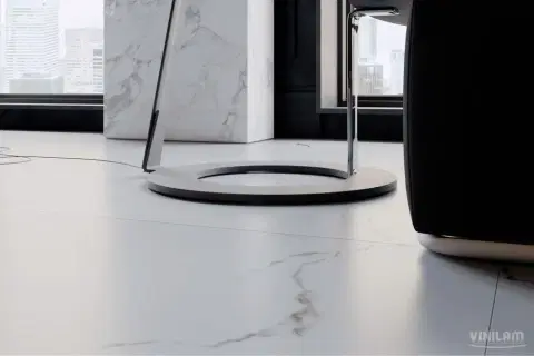 Кварцвиниловая плитка ПВХ Vinilam Ceramo XXL 2,5 мм 83444 Итальянский Мрамор
