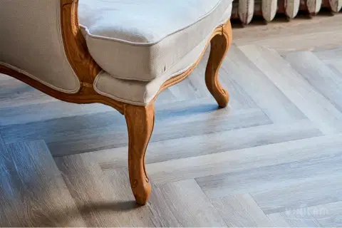 Кварцвиниловая плитка ПВХ Vinilam Parquet Herringbone Glue 2.5 mm GD11122 Паркет Эрмитаж - миниатюра 4