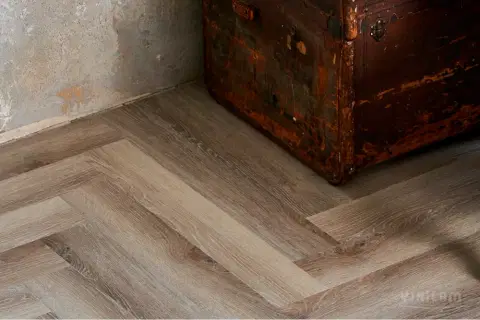 Кварцвиниловая плитка ПВХ Vinilam Parquet Herringbone Glue 2.5 mm GD11122 Паркет Эрмитаж - миниатюра 8