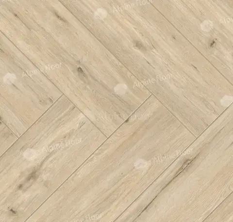 Ламинат Alpine Floor Herringbone 12 Pro LF106-01A Дуб Лион - Бежевый