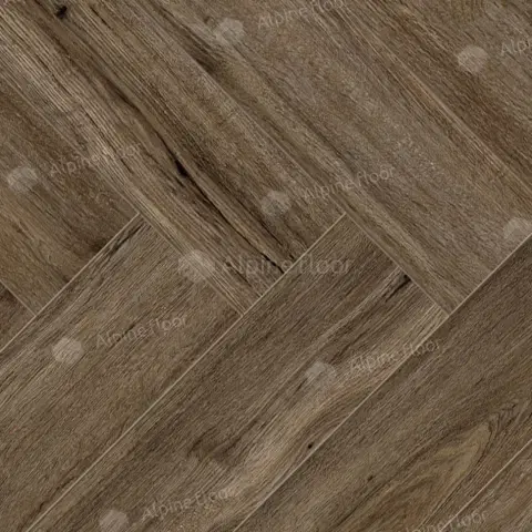 Ламинат Alpine Floor Herringbone LF102-10B Дуб Бордо