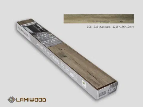 Ламинат Lamiwood Glanz 305 Дуб Жаккард - миниатюра 7