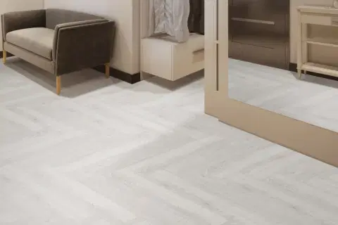 Ламинат SPC Floor Factor Herringbone 02 White Smoke Oak - миниатюра 2