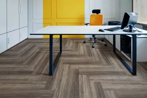 Ламинат SPC Floor Factor Herringbone 17 Brushed Smoke Oak - миниатюра 2