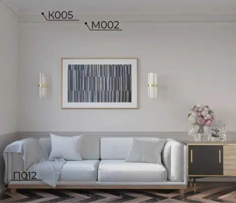 Молдинг CoSca MX002 40х17х2000 мм (пог. м) - миниатюра 10