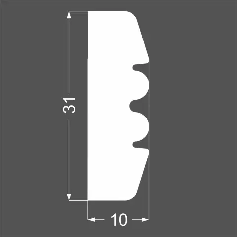 Молдинг Deartio M9.31.10 10х31х2070 мм (пог. м) - миниатюра 3