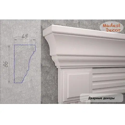 Сандрик МДФ Madest Decor 01 *под заказ - миниатюра 1