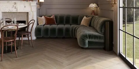 Виниловый ламинат Invictus Maximus Herringbone 31 Divine Oak Champagne - миниатюра 3