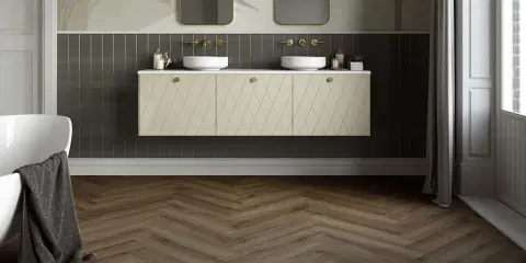 Виниловый ламинат Invictus Maximus Herringbone 48 River Oak Beaver - миниатюра 3