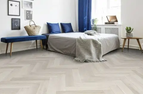 Виниловый LVT ламинат Firmfit Herringbone CW-3291 Дуб Белый Браш - миниатюра 3