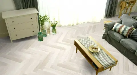 Виниловый LVT ламинат Firmfit Herringbone CW-3291 Дуб Белый Браш - миниатюра 5