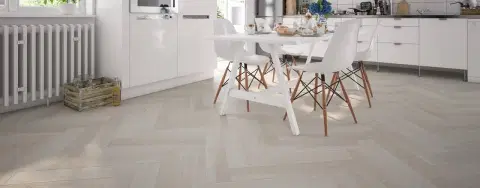 Виниловый LVT ламинат Firmfit Herringbone CW-3291 Дуб Белый Браш - миниатюра 6