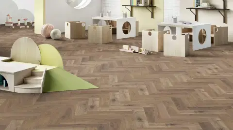 Виниловый пол Invictus Maximus Parquet 34 Highland Oak Roasted - миниатюра 4