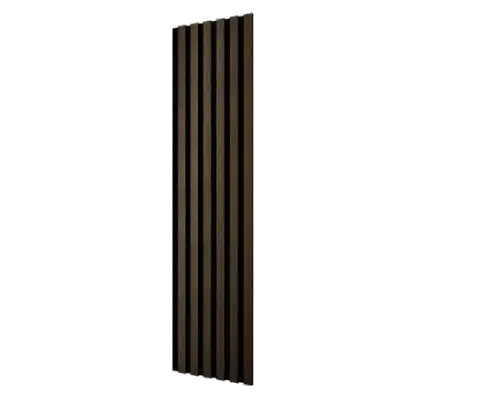 Акустическая панель Cosca Decor Сканди черный войлок 1200х300х19мм рейки экополимер шампань (2 шт.)