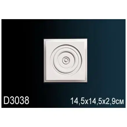 Дверной декор Перфект D3038 29х145х145 мм - миниатюра 2