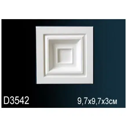 Дверной декор Перфект D3542 30х97х97 мм - миниатюра 2