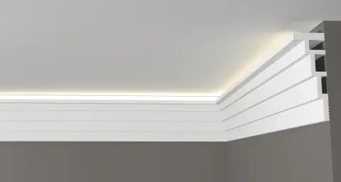 Карниз Decor Dizayn DD514 43x120х2000 мм (пог. м) - миниатюра 2