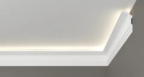 Карниз Decor Dizayn DD515 60x100х2000 мм (пог. м) - миниатюра 2