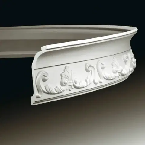 Карниз гибкий полиуретановый Европласт 1.50.166 86х142 мм - миниатюра 1