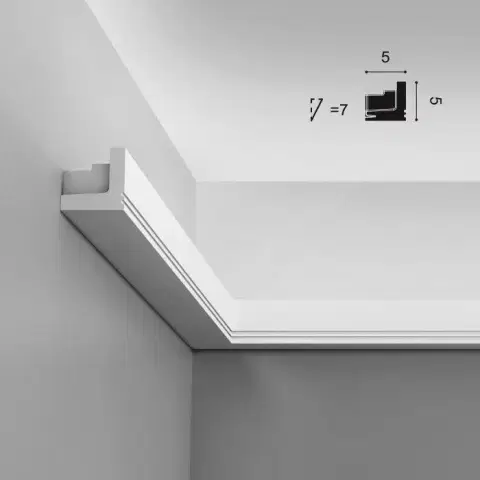Карниз Orac Decor C361 с подсветкой 50х50х2000 мм - миниатюра 5