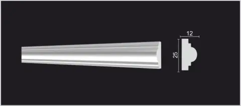 Молдинг Decor Dizayn DD35 12x25х2000 мм (пог. м) - миниатюра 5
