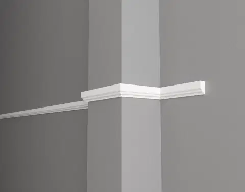 Молдинг Decor Dizayn DD609 16x30х2000 мм (пог. м) - миниатюра 2