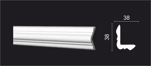 Уголок Decor Dizayn DD801 38x38х2000 мм (пог. м) - миниатюра 7