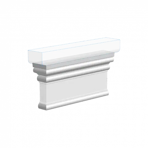 Дверной декор Ultrawood D 4100 30х89х195мм