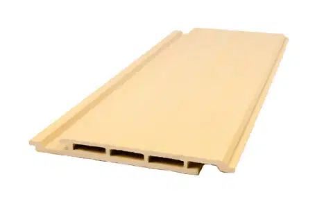 Фасадная доска из ДПК Ecodecking Classic Песочный 17х160х3000 мм