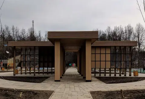 Фасадный планкен из ДПК Экодэк Брайт 3D Дуб 10х220х6000 мм - миниатюра 4