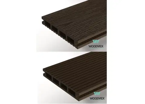 Террасная доска ДПК Woodvex Select Венге 22х146х4000 мм